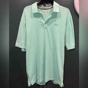 Under Armour Men's Light Green Polo Shirt